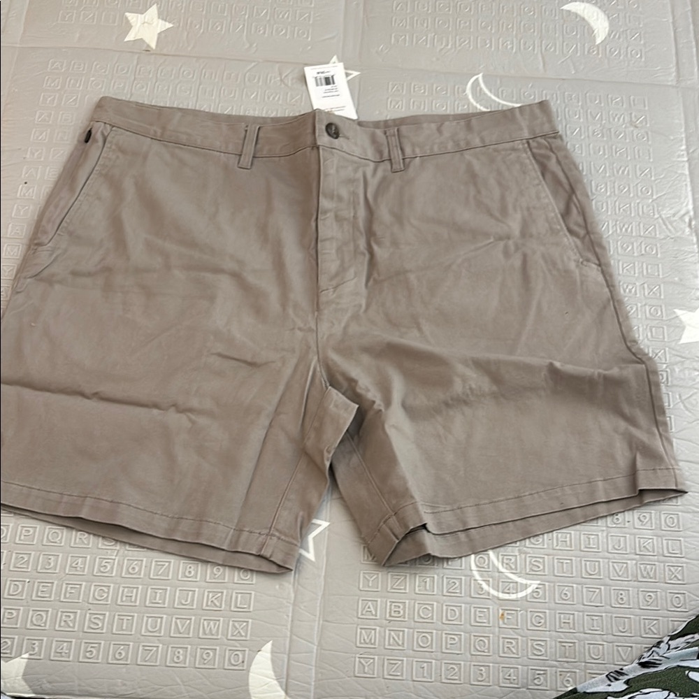 Free Fly Apparel Tan Flat Front Shorts